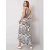 Italy Moda Suknelė-DHJ-SK-13572.09P-balta ir juoda
