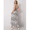Italy Moda Suknelė-DHJ-SK-13572.09P-balta ir juoda