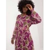 Italy Moda Suknelė-DHJ-SK-13928.42-violetinė