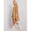 Italy Moda Suknelė-DHJ-SK-13938.02P-tamsiai smėlio spalvos