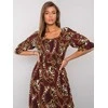 Italy Moda Suknelė-DHJ-SK-13965.71P-bordo