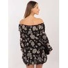 Italy Moda Suknelė-DHJ-SK-15015.56P-juoda-smėlio spalvos