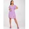 Italy Moda Suknelė-DHJ-SK-1508.12-šviesiai violetinė