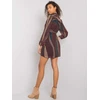 Italy Moda Suknelė-DHJ-SK-15265.90-tamsiai ruda