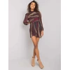 Italy Moda Suknelė-DHJ-SK-15265.90-tamsiai ruda