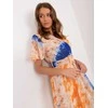Italy Moda Suknelė-DHJ-SK-15967-2,86-oranžinė