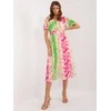 Italy Moda Suknelė-DHJ-SK-15967-2,86-tamsiai rožinė