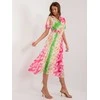 Italy Moda Suknelė-DHJ-SK-15967-2,86-tamsiai rožinė
