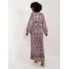 Italy Moda Suknelė-DHJ-SK-16656.13X-tamsiai violetinė