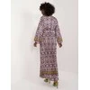 Italy Moda Suknelė-DHJ-SK-16656.13X-tamsiai violetinė