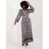 Italy Moda Suknelė-DHJ-SK-16656.13X tamsiai mėlyna