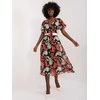 Italy Moda Suknelė-DHJ-SK-17258.01-juoda-raudona