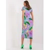 Italy Moda Suknelė-DHJ-SK-17302K-1,69-violetinė