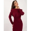 Italy Moda Suknelė-DHJ-SK-18206.67-bordo