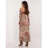 Italy Moda Suknelė-DHJ-SK-18702-1.13P-smėlio spalvos
