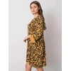 Italy Moda Suknelė-DHJ-SK-21464.99-tamsiai geltona