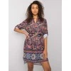 Italy Moda Suknelė-DHJ-SK-5766.60-tamsiai mėlyna