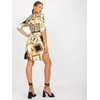 Italy Moda Suknelė-DHJ-SK-5766AB-6.76-šviesiai geltona