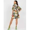 Italy Moda Suknelė-DHJ-SK-6871-2.91P-juoda-žalia