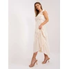 Italy Moda Suknelė-DHJ-SK-8352.04-šviesiai smėlio spalvos
