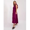 Italy Moda Suknelė-DHJ-SK-8352.04-tamsiai violetinė