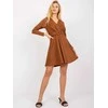 Italy Moda Suknelė-DHJ-SK-8818.37P-šviesiai ruda