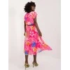 Italy Moda Suknelė-DHJ-SK-8839-3.30-tamsiai rožinė