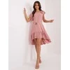 Italy Moda Suknelė-DHJ-SK-8921.98-rožinė