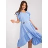 Italy Moda Suknelė-DHJ-SK-8921.98-šviesiai mėlyna