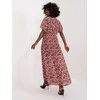 Italy Moda Suknelė-DHJ-SK-9656.19X-juoda-rožinė