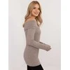 Italy Moda Megztinis-DHJ-SW-A2449.33-tamsiai smėlio spalvos