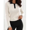 Italy Moda Sweter-IR-SW-55003.73-jasny smėlio spalva