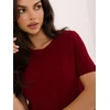 Italy Moda Sweter-IR-SW-57811.76-ciemny raudona