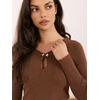 Italy Moda Sweter-IR-SW-57832.12-jasny ruda