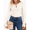 Italy Moda Sweter-IR-SW-57832.12-jasny smėlio spalva
