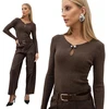 Italy Moda Sweter-IR-SW-57832.12-ruda