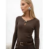 Italy Moda Sweter-IR-SW-57832.12-ruda