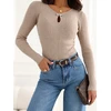 Italy Moda Sweter-IR-SW-57832.12-smėlio spalva