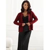 Italy Moda Sweter-IR-SW-57852.71-ciemny raudona