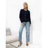 Italy Moda Sweter-IR-SW-57852.71-tamsiai mėlyna