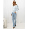 Italy Moda Sweter-IR-SW-57886.36-šviesiai mėlyna