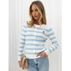 Italy Moda Sweter-IR-SW-57886.36-šviesiai mėlyna
