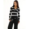 Italy Moda Sweter-IR-SW-57905.92-juoda