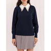 Italy Moda Sweter-IR-SW-57939-2.18-tamsiai mėlyna