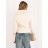 Italy Moda Sweter-IR-SW-57952.19-jasny smėlio spalva