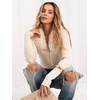 Italy Moda Sweter-IR-SW-57952.19-jasny smėlio spalva