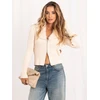Italy Moda Sweter-IR-SW-57952.19-jasny smėlio spalva
