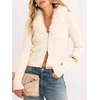 Italy Moda Sweter-IR-SW-57952.19-jasny smėlio spalva