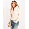 Italy Moda Sweter-IR-SW-57952.19-jasny smėlio spalva