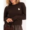 Italy Moda Sweter-IR-SW-57994.12P-ruda